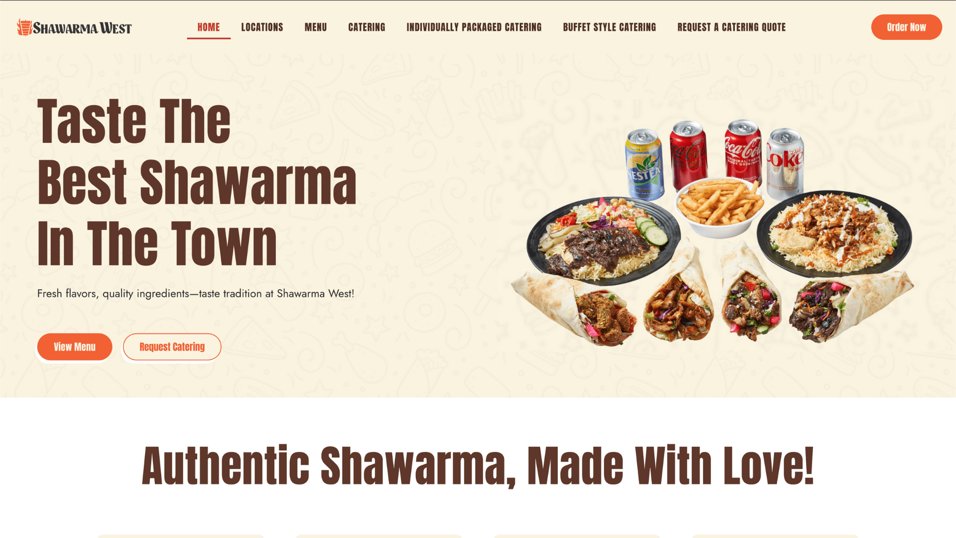 Driving foot traffic and online orders for Shawarma West through SEO automation