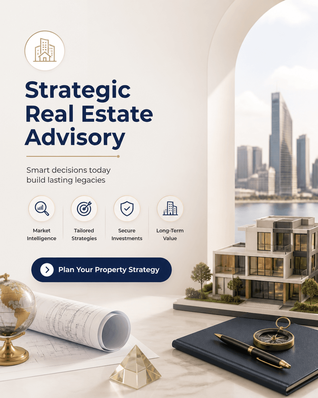 Social post Uplift designed for a real estate advisor